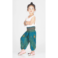 Kinderbroek - 3/4 jaar - Eye turquoise